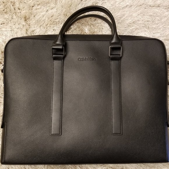 calvin klein mens briefcase